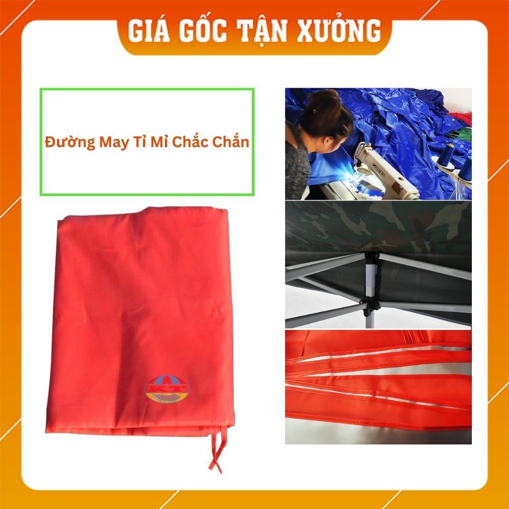 Tấm Bạt Quây Vải, Phủ Nhà Lều Bạt Di Động 3M x 3M Che Mưa, Che Nắng Xung Quanh (Không Bao Gồm Khung Và Bạt Mái)