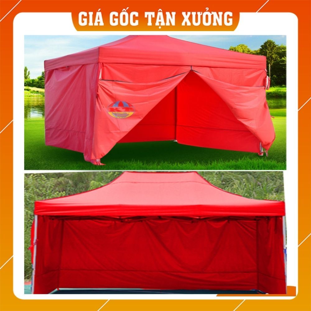 Tấm Bạt Quây Vải, Phủ Nhà Lều Bạt Di Động 3M x 3M Che Mưa, Che Nắng Xung Quanh (Không Bao Gồm Khung Và Bạt Mái)