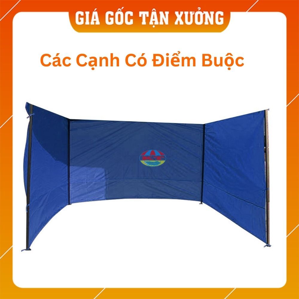 Tấm Bạt Quây Vải, Phủ Nhà Lều Bạt Di Động 3M x 3M Che Mưa, Che Nắng Xung Quanh (Không Bao Gồm Khung Và Bạt Mái)