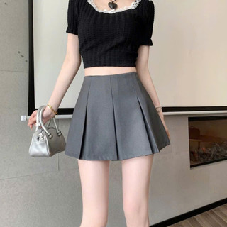 Chân Váy Tennis Bigsize Nữ Xếp Ly Bản To Có Quần Bảo Hộ Khóa Kéo Vải Tây Đứng Form CV412