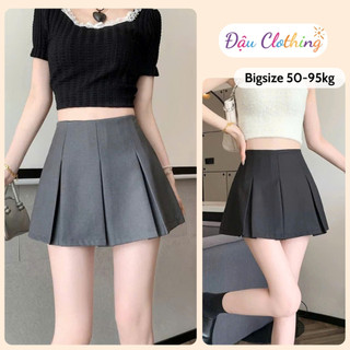 Chân Váy Xếp Ly Bigsize Nữ Dáng Váy Tennis Xòe Có Lót Trong Năng Động Vải Tây CV412