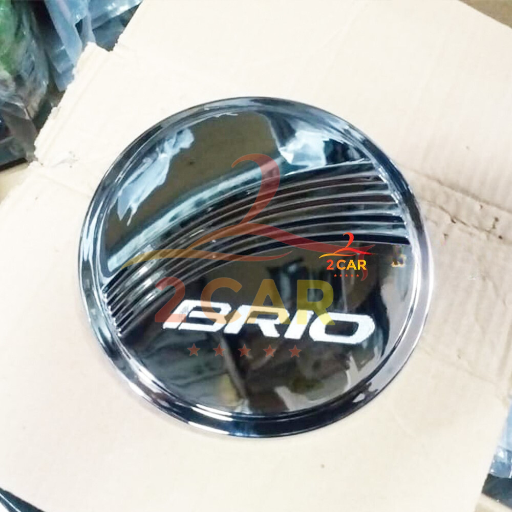 Ốp nắp bình xăng Honda Brio 2018 - 2025 mạ crom cao cấp