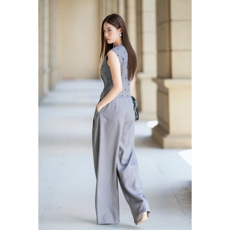 Set Gile Họa Tiết Trái Tim Vạt Chéo Hàng Thiết Kế JOLIE