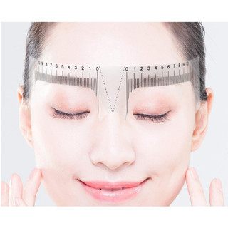 -Thước nhựa cong đo lông mày (M)