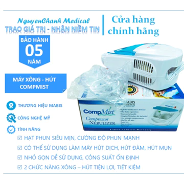 Máy xông hút mũi họng 2 trong 1 Compmist HOT 2024 | Máy xông khí dung, Máy hút mũi cho bé