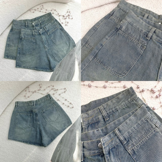 Quần short jeans bigsize nữ dáng chữ A lưng cao ống rộng chất mềm không co giãn mặc đi học đi chơi có bigsize Q512