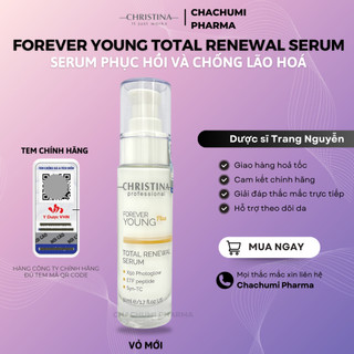 [DATE 07/2026] Serum Forever Young Total Renewal Christina Giúp Phục Hồi, Chống Lão Hóa, Da Căng Bóng 50ml