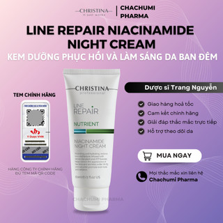 Kem Dưỡng Christina Line Repair Niacinamide Night Cream Phục Hồi Và Làm Sáng Da Ban Đêm 60ml