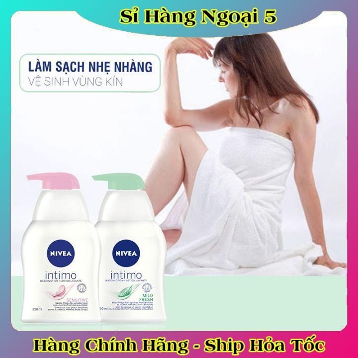 [Hàng Chính Hãng] Dung dịch vệ sinh Nivea intimo của Đức