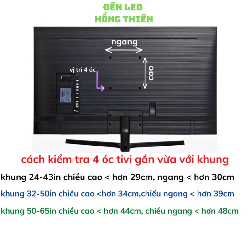 GIÁ TREO( KHUNG TREO) TIVI SÁT TƯỜNG& NGHIÊNG (GẬT GÙ) XOAY TỪ 24"-65-" - ảnh 2