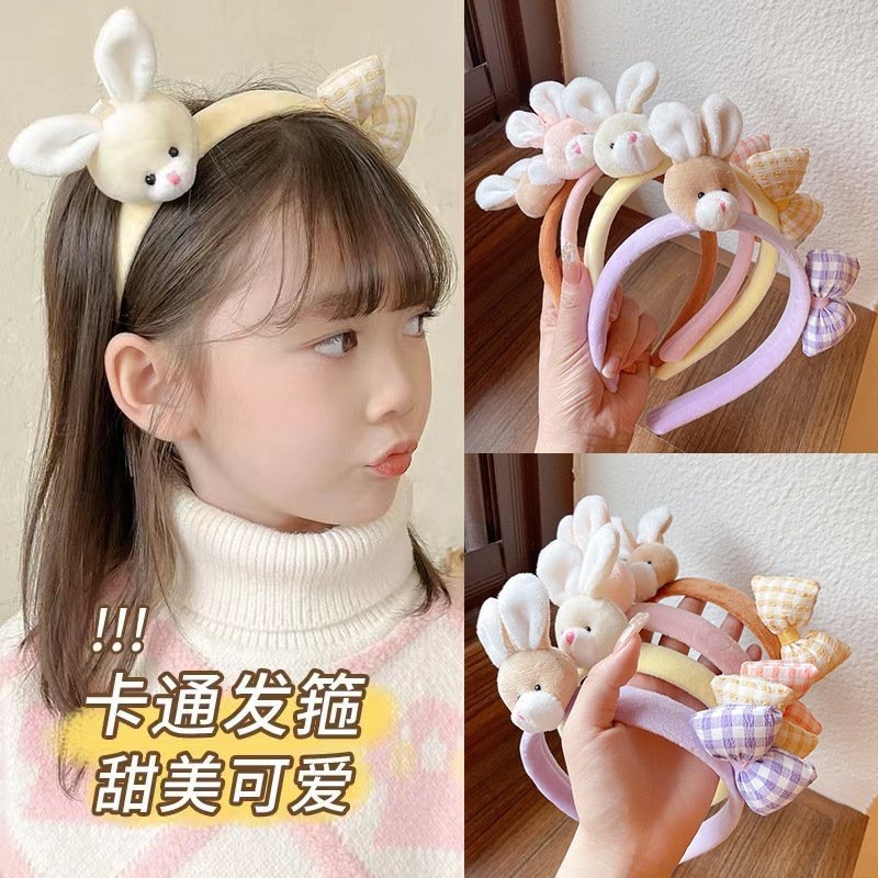 Bờm Tóc,Băng ĐôTóc Hình Thỏ Nơ Xinh Xắn Cho Bé Gái Phong Cách Hàn Quốc Phụ Kiện Tóc Nữ Empoli