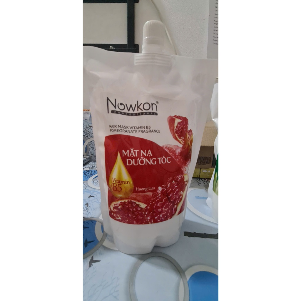 Hấp Dầu Nowkon Túi 1000ml Hấp Dầu NOWKON Ultra Nourishing Hair Mask 1000ml