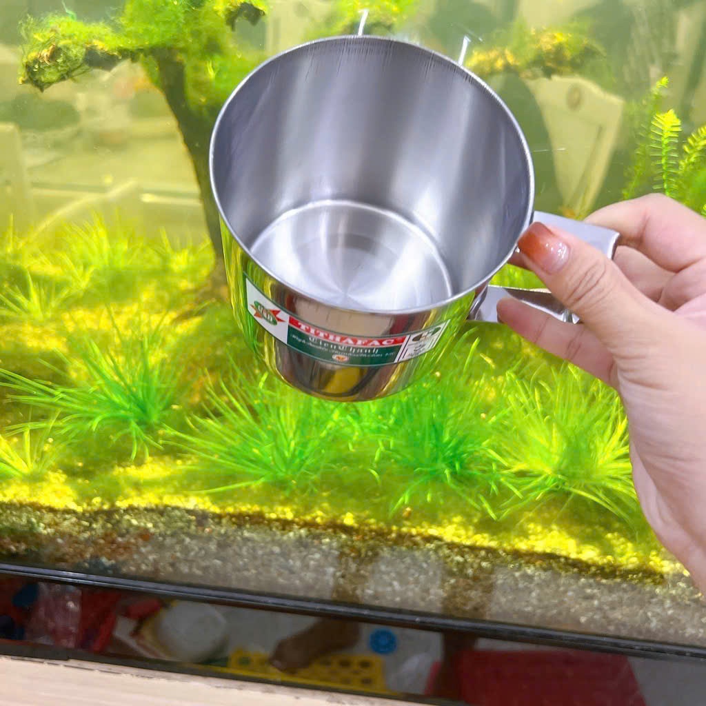 Cốc uống nước bằng inox có nắp Tithafac đủ size từ (8cm-14cm) - Ca inox đủ size sử dụng tiện lợi phù hợp cho gia đình.