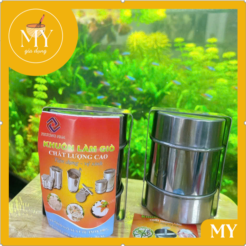 Khuôn inox làm giò chả size ( 0,5kg & 1kg) - Khuôn làm chả lụa inox sử dụng tiện lợi phù hợp cho gia đình..