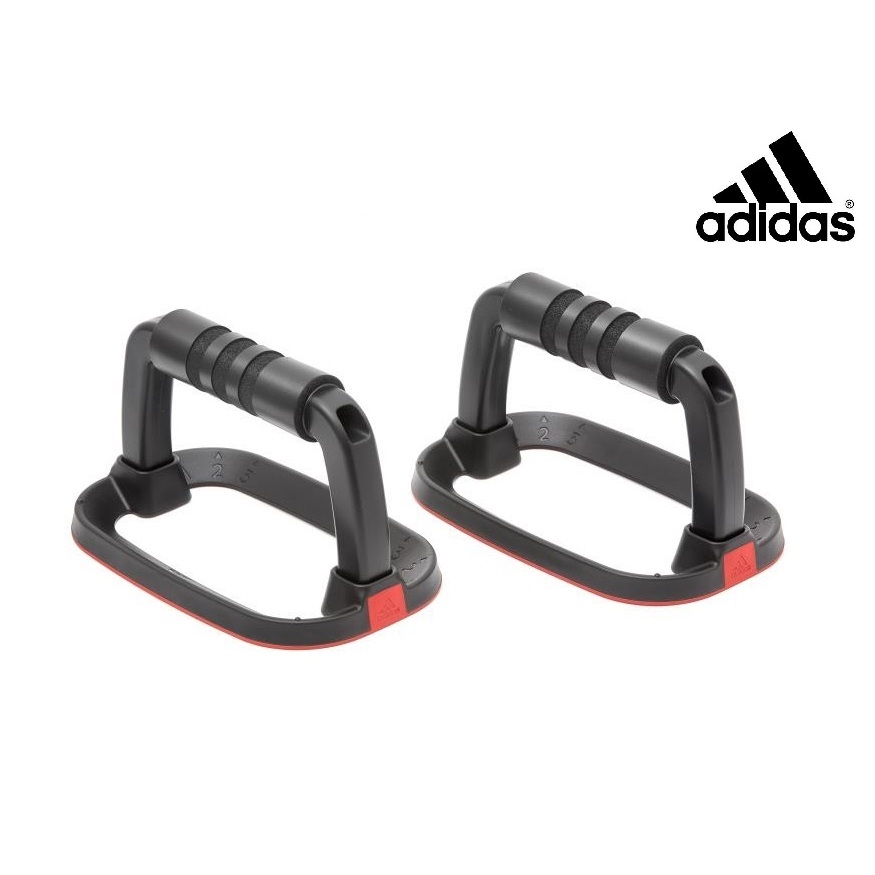 Dụng Cụ Hít Đất, Chống Đẩy Chính Hãng ADIDAS ADAC-12232 Composite Push Up Bars (1 Cặp)