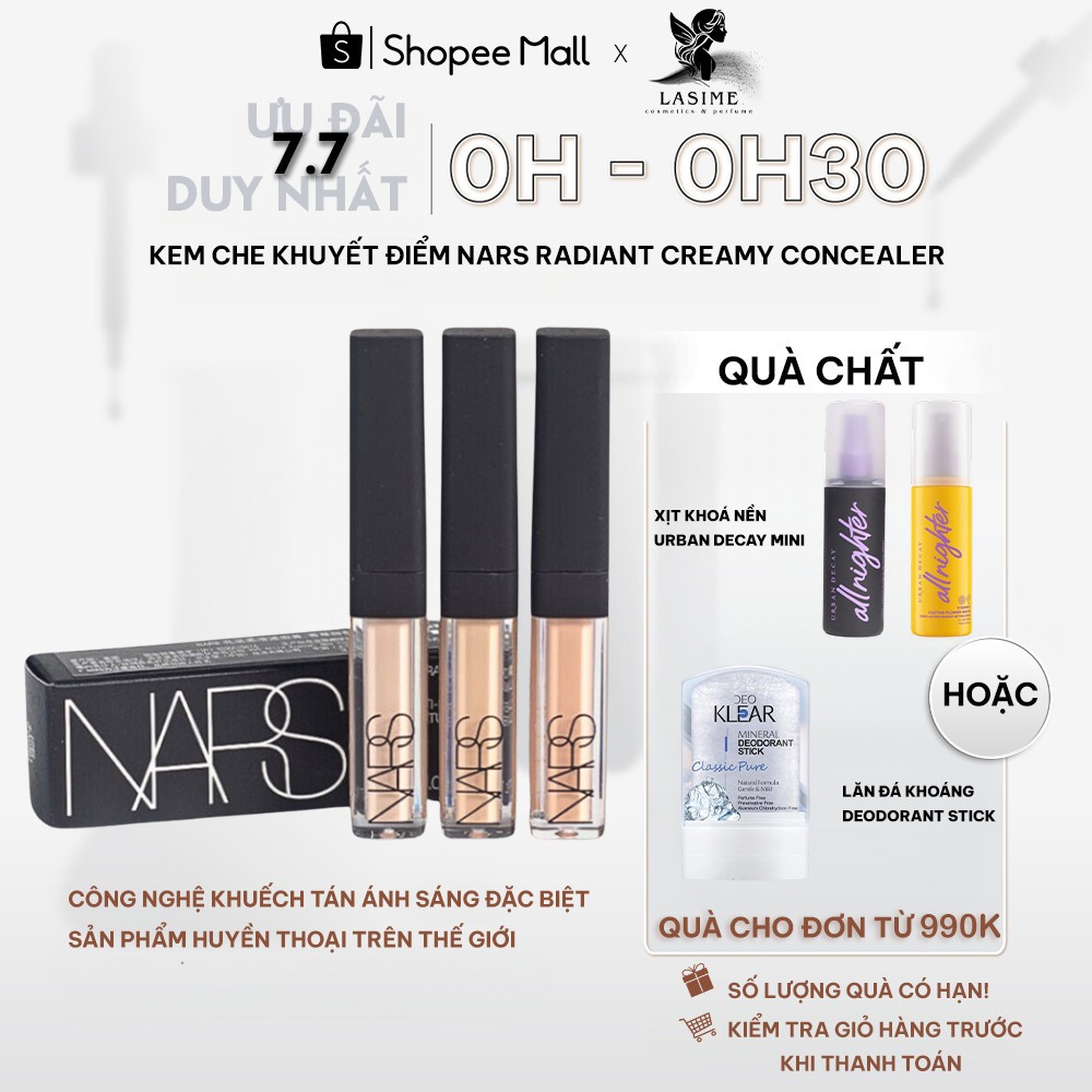 Che Khuyết Điểm NARS Radiant Creamy Concealer - LS09 | Shopee Việt Nam