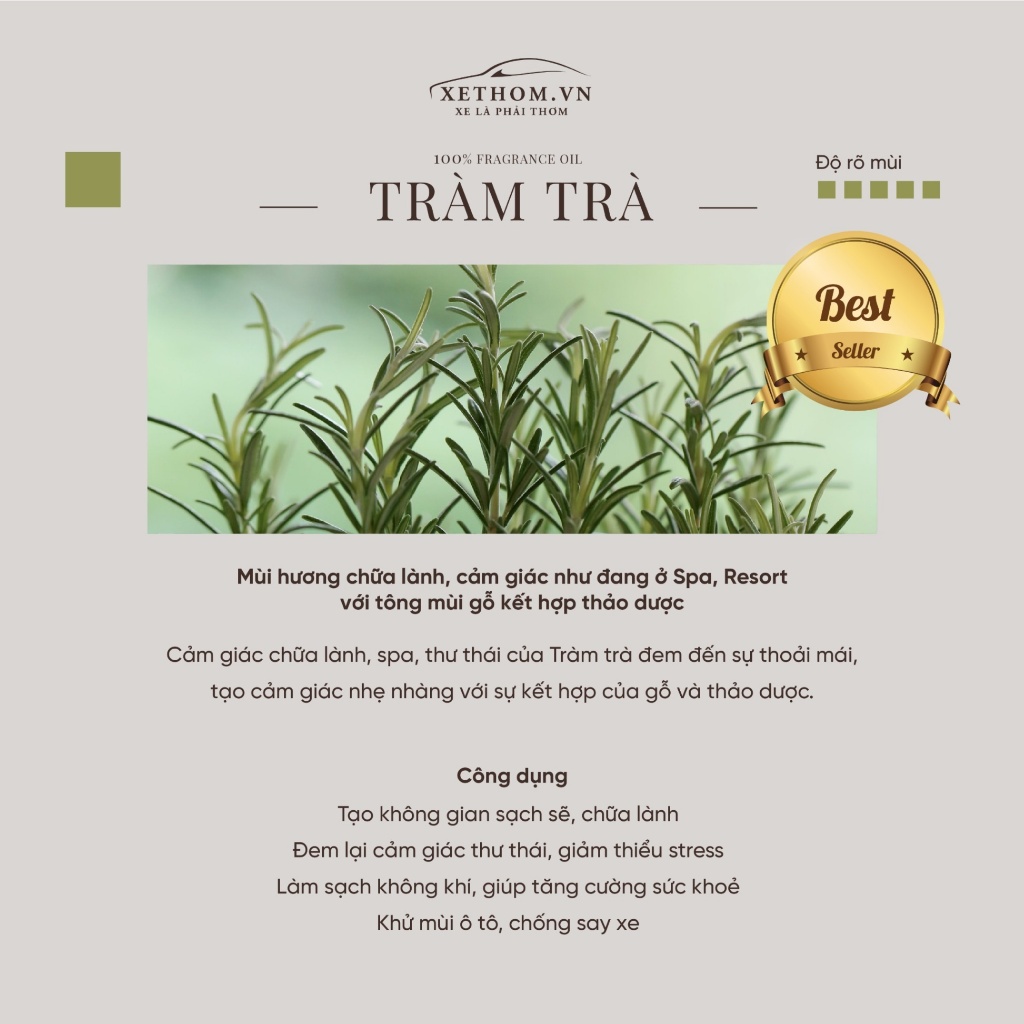 Ảnh KHUẾCH TÁN THƠM PHÒNG 100ML - TRÀM TRÀ - THƯ GIÃN SẢNG KHOÁI 3