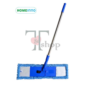 Cây Lau Nhà Bản Nhựa 60cm Tấm San Hô Homeinno Cán Rút Thu Ngắn 100cm Dài Ra 145cm