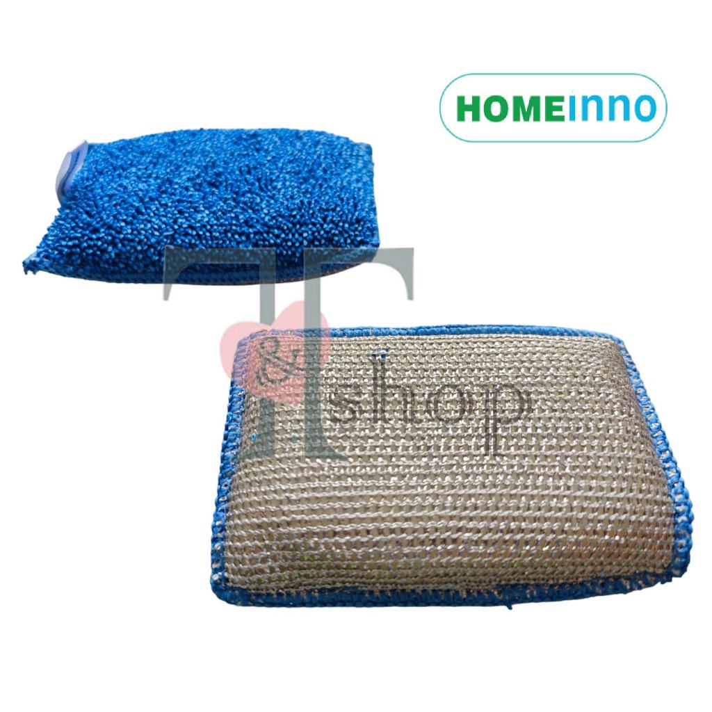 Combo 2 Miếng Rửa Chén Homeinno Vải Microfiber Cao Cấp Siêu Bền