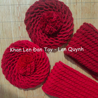 Mũ len móc tay dáng beret - sản phẩm handmade độc đáo - Quà tặng ý nghĩa