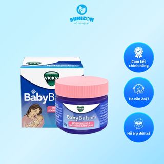 Kem Bôi Giữ Ấm Ngực V.ic.ks B.aby B.als.a.m Giảm Ho Cho Bé Từ 3M+ 50g Của Đức