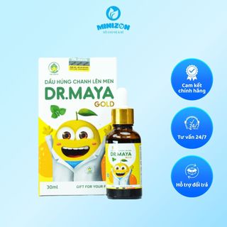 [Mẫu Mới] Tinh Dầu Húng Chanh Lên Men Minion Gold Dr.Maya 30ml