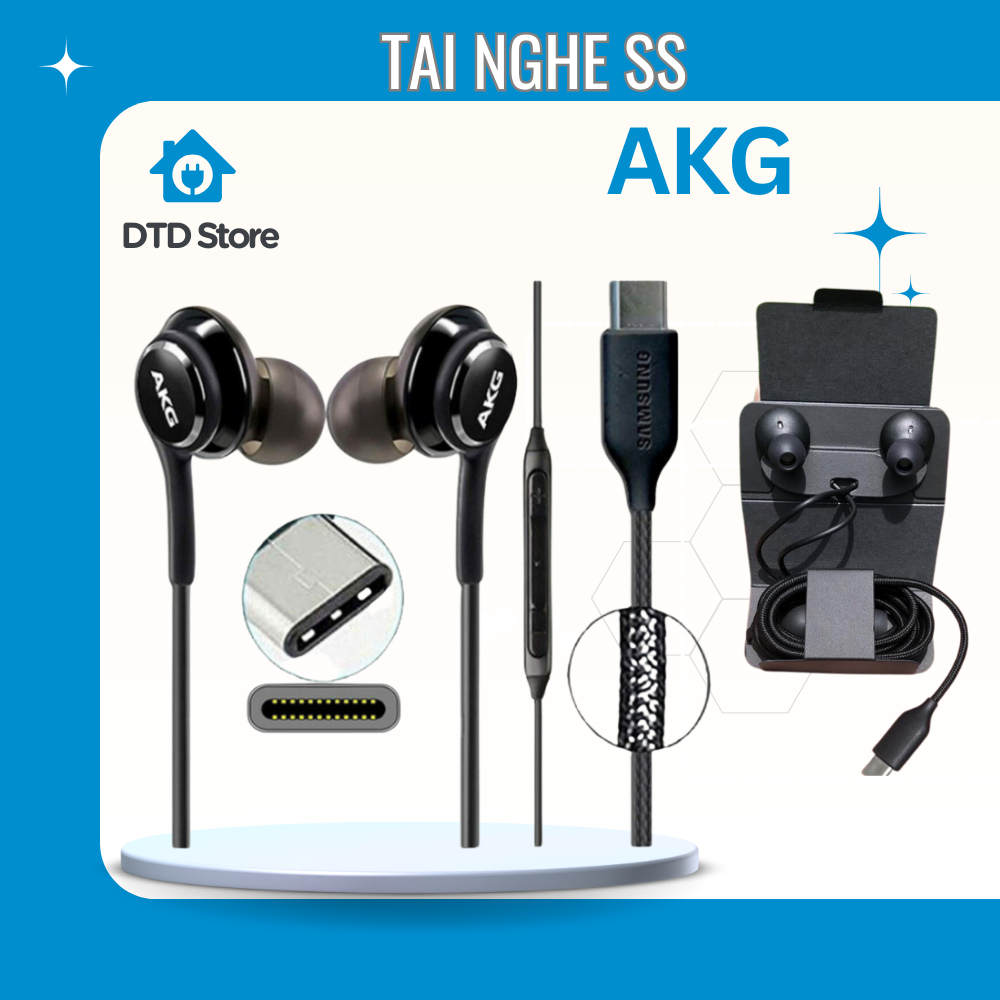 Tai nghe SS AKG chính hãng dành cho S8 S9 S10 S20 S21 S22 Note 8 Note 9 ...