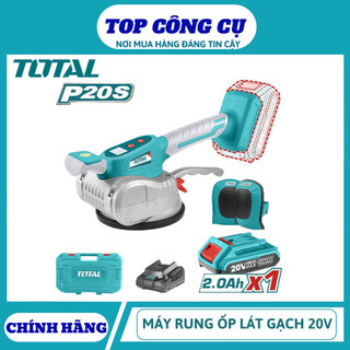 TOTAL Máy rung ốp lát gạch dùng pin 20V Kèm pin sạc TTVLI2010/TTVLI20101