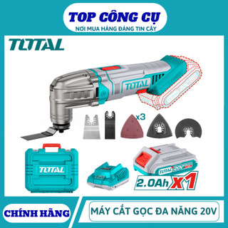 TOTAL Máy cắt gọc đa năng dùng pin 20V kèm pin sạc TMLI2022 & TMLI20228
