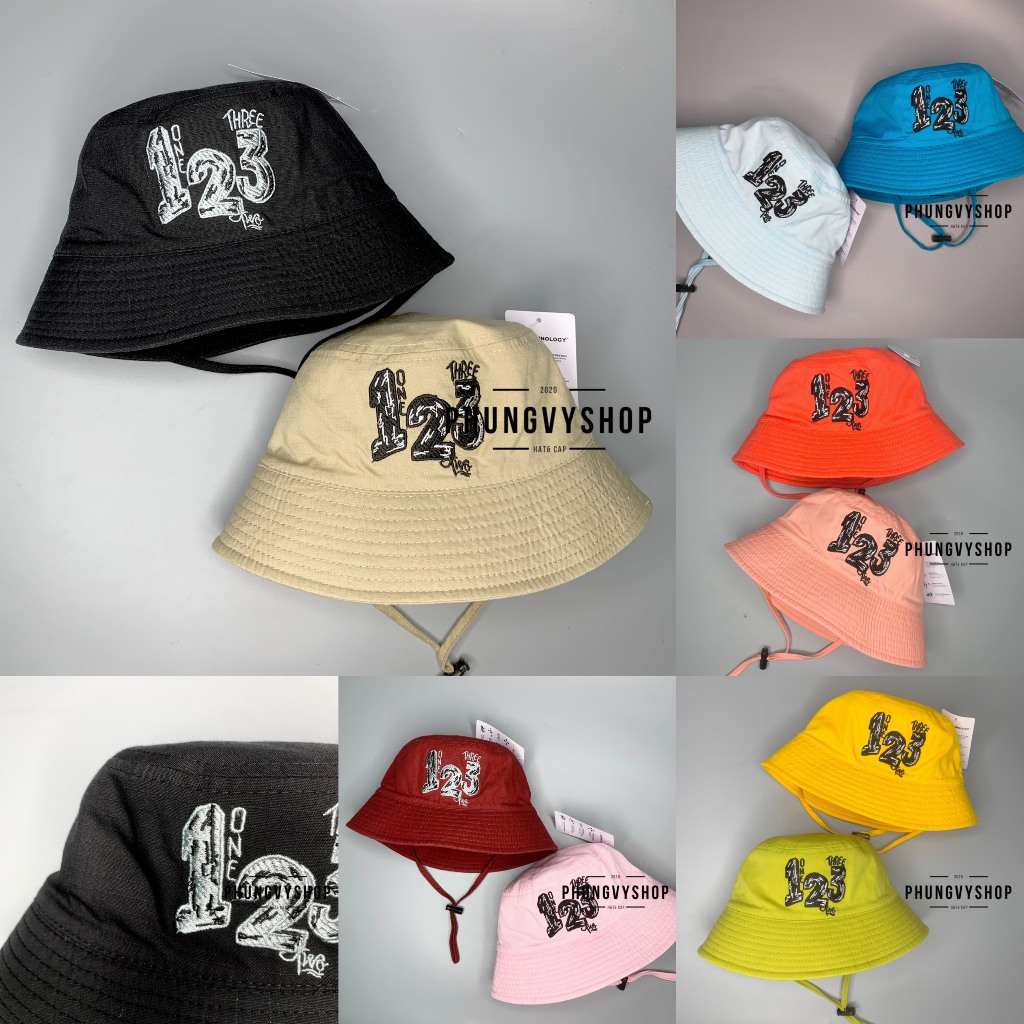 (SALE )Bé 2-4 Tuổi/ Vòng đầu 51cm_Mũ bucket tai bèo vành phungvyshop- nón BO Trung ONE TWO THREE