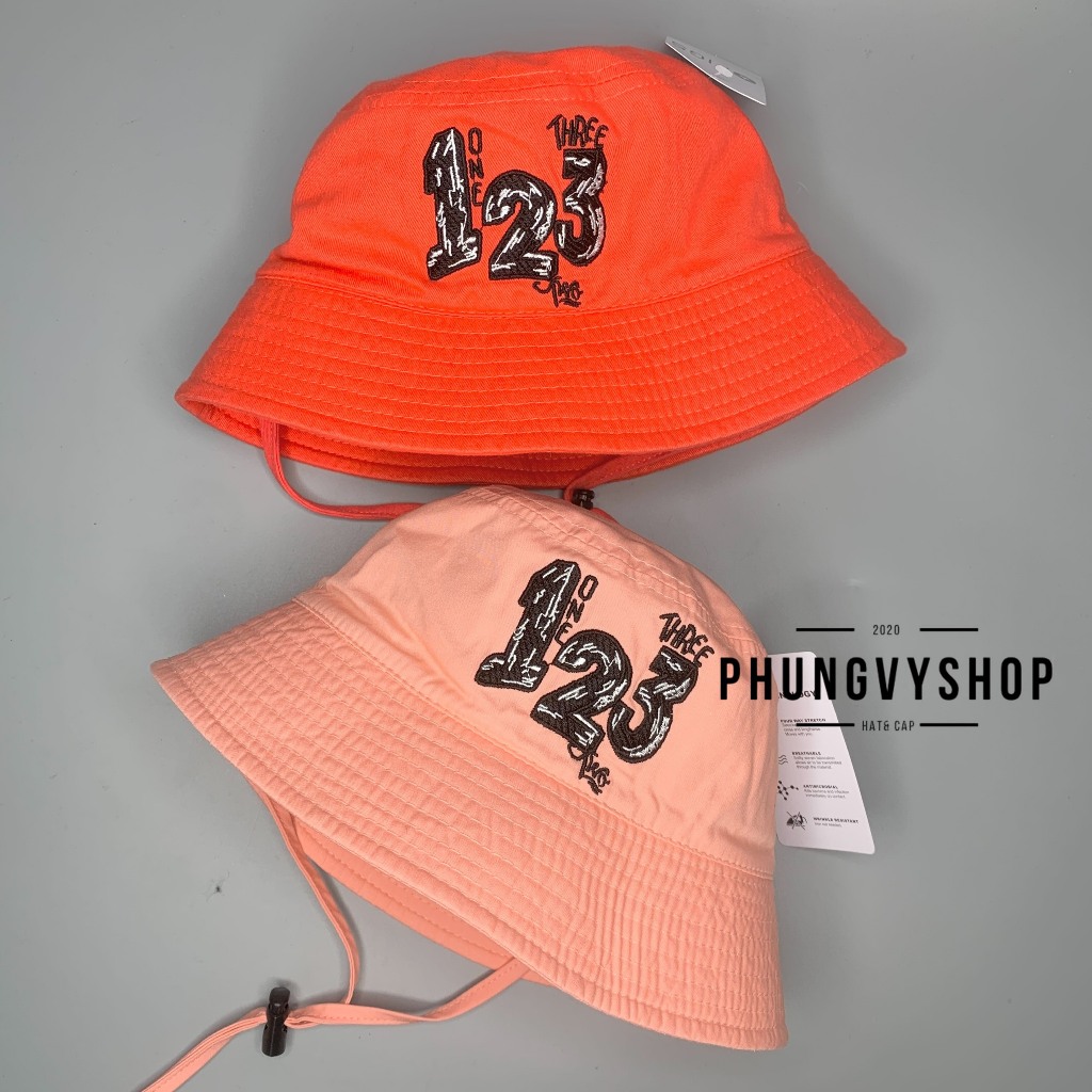 (SALE )Bé 2-4 Tuổi/ Vòng đầu 51cm_Mũ bucket tai bèo vành phungvyshop- nón BO Trung ONE TWO THREE