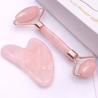 Đá Guasha Massaege Nâng Cơ Mặt Giúp Trẻ Hóa Làn Da - Cây Lăn Massage Nâng Cơ Mặt Bằng Đá Tự Nhiên Loại 1