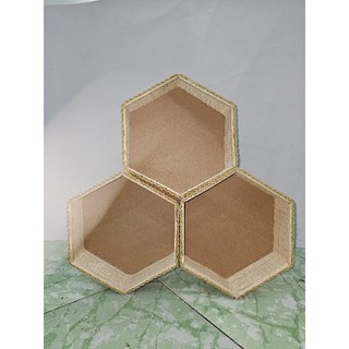 Kệ thư viện hình lục giác steam làm từ nan tre trúc