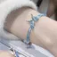 Vòng Tay Hình Bướm Dây Rút Sang Trọng, Lắc Tay Thiết Kế Thanh Lịch Thời Trang Hàn Quốc