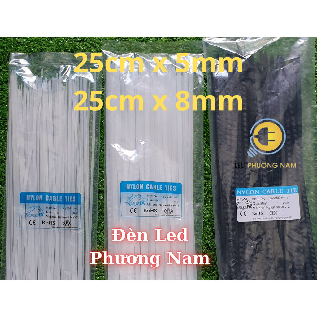 [COMBO] Dây rút Trắng 2T5 (25cm), Dây thít nhựa | Shopee Việt Nam