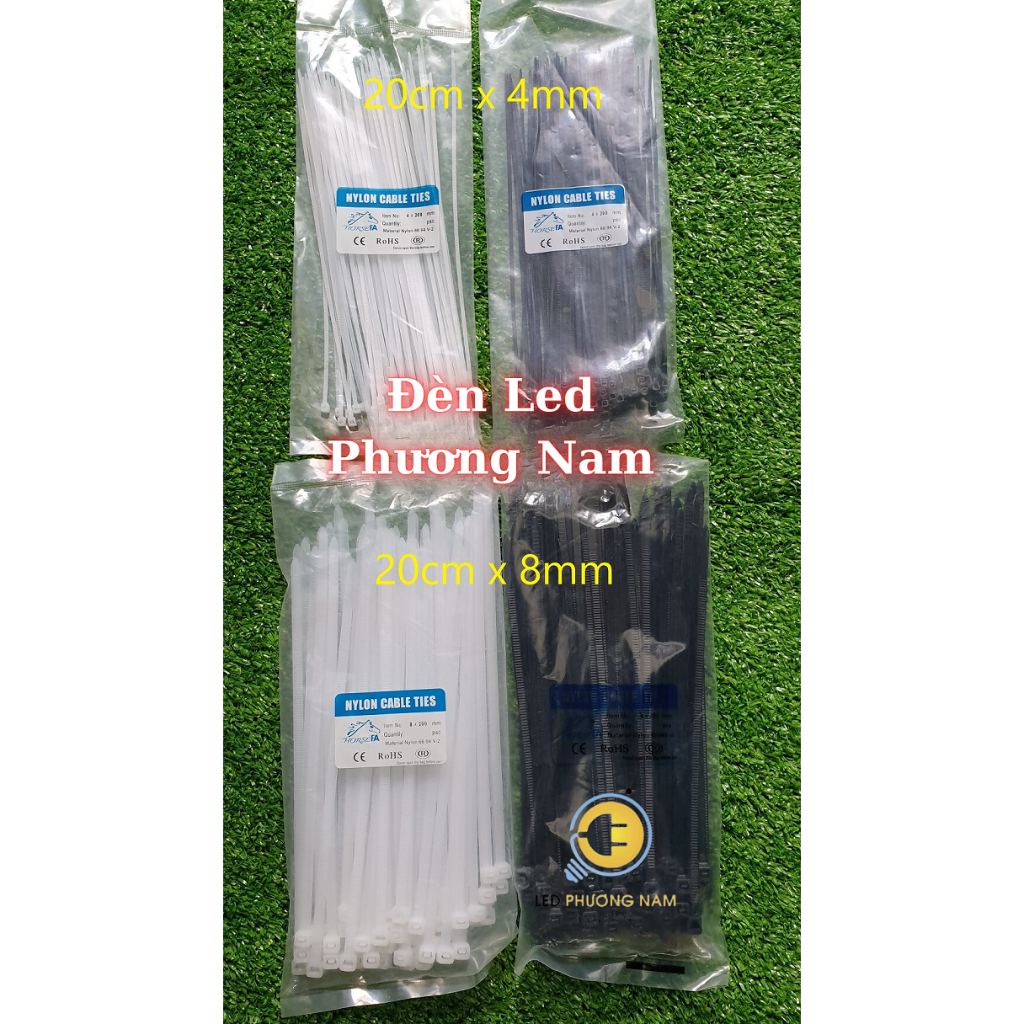 [COMBO ] Dây rút Trắng 2T (20cm), Dây thít nhựa | Shopee Việt Nam