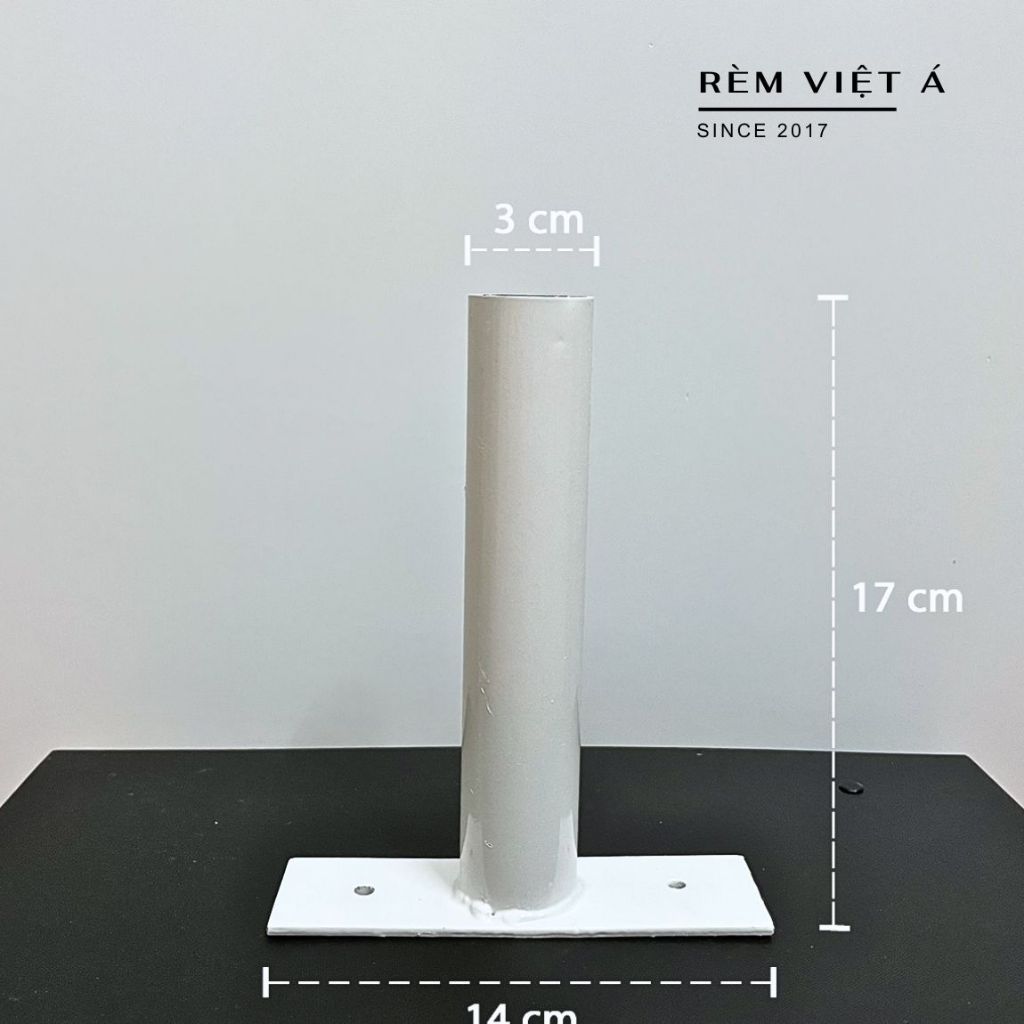 Trụ đỡ thanh treo rèm Spa, đúc bằng hợp kim chắc chắn - chịu lực 10kg ...