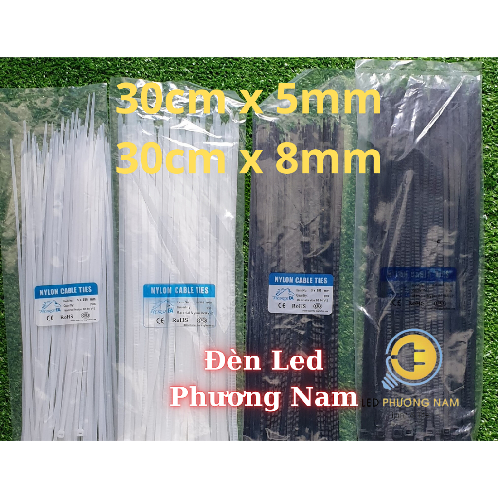 Dây Rút 30cm x 5li Trắng - Đen | Shopee Việt Nam