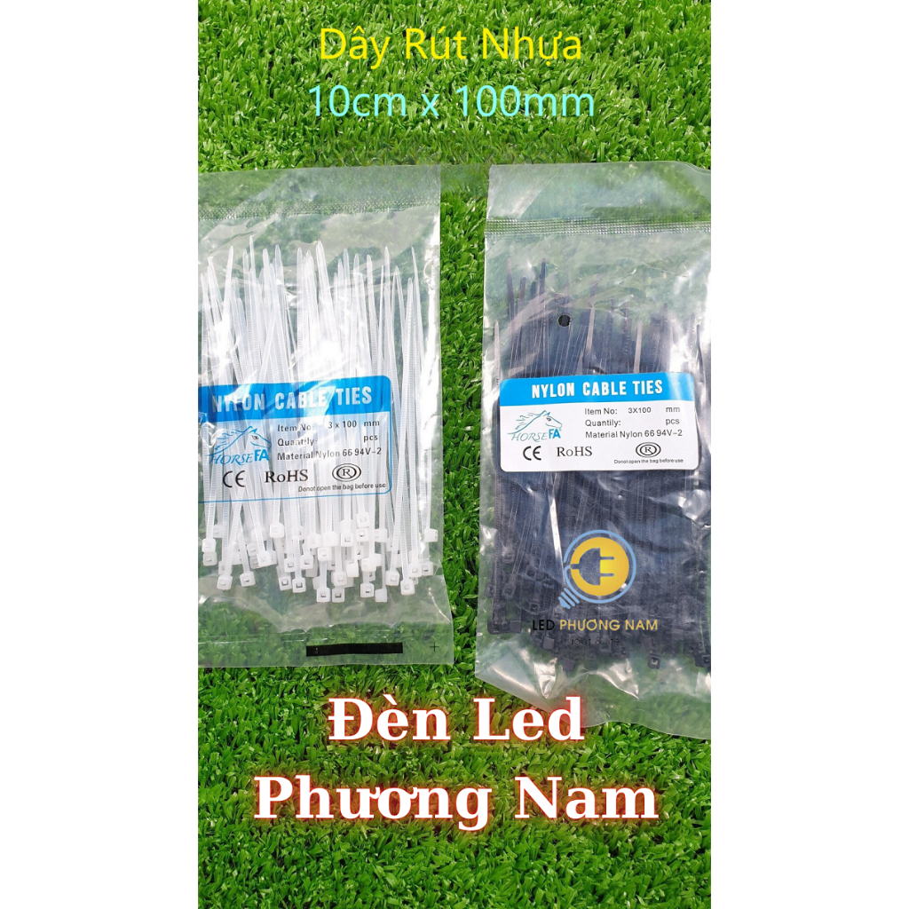 [COMBO 5 Túi] Dây rút nhựa 10cm x 3mm | Shopee Việt Nam