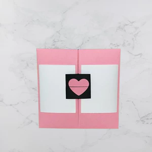 Locked Card - Thiệp khoá trượt bí mật 2 ảnh trang trí scrapbook - Jasmine Handmade