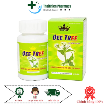 Viên uống trĩ Qee tree Kingphar làm bền thành mạch Hỗ trợ điều trị trĩ, táo bón (hộp 40 viên)