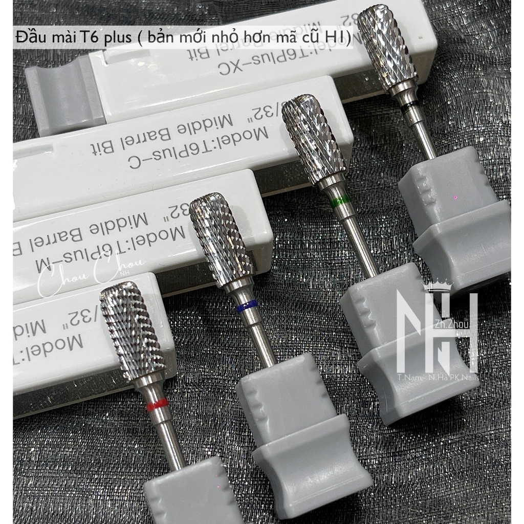 Đầu mài titan 3in1 ít bụi ,đầu mài phá, đầu mài mịn, mài móng bột, mài gel