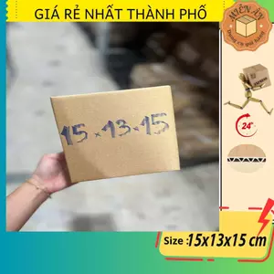 Hộp giấy P31 size 15x13x15 cm, thùng carton gói hàng Everest