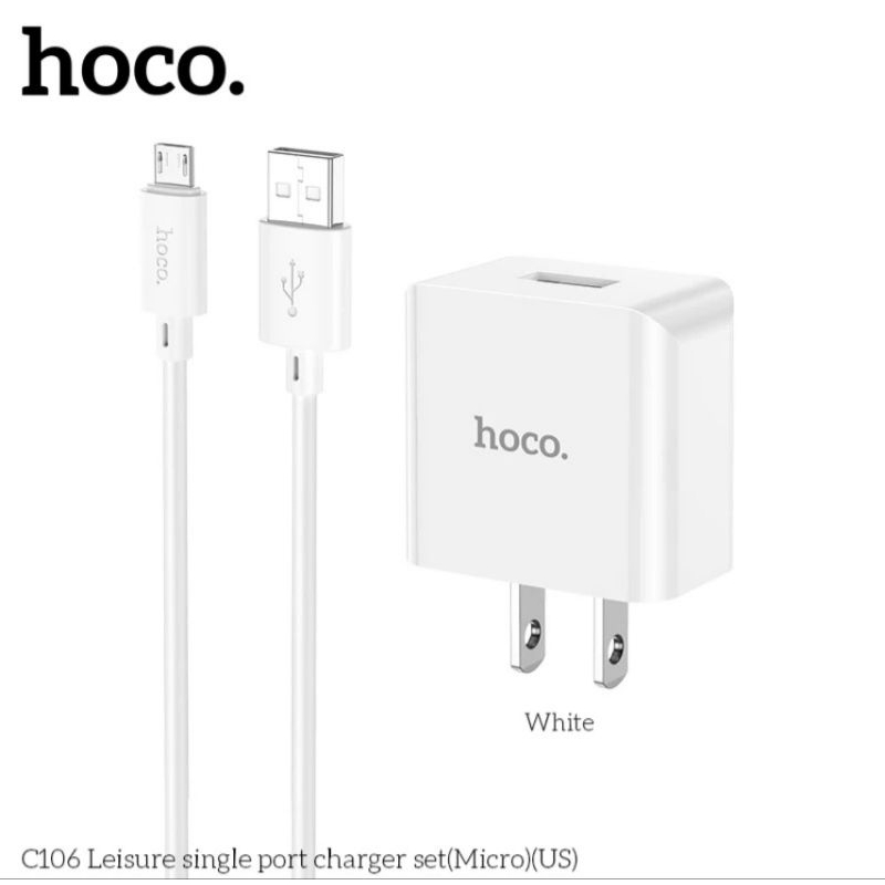 Bộ sạc micro Hoco C106,công suất 10.5W