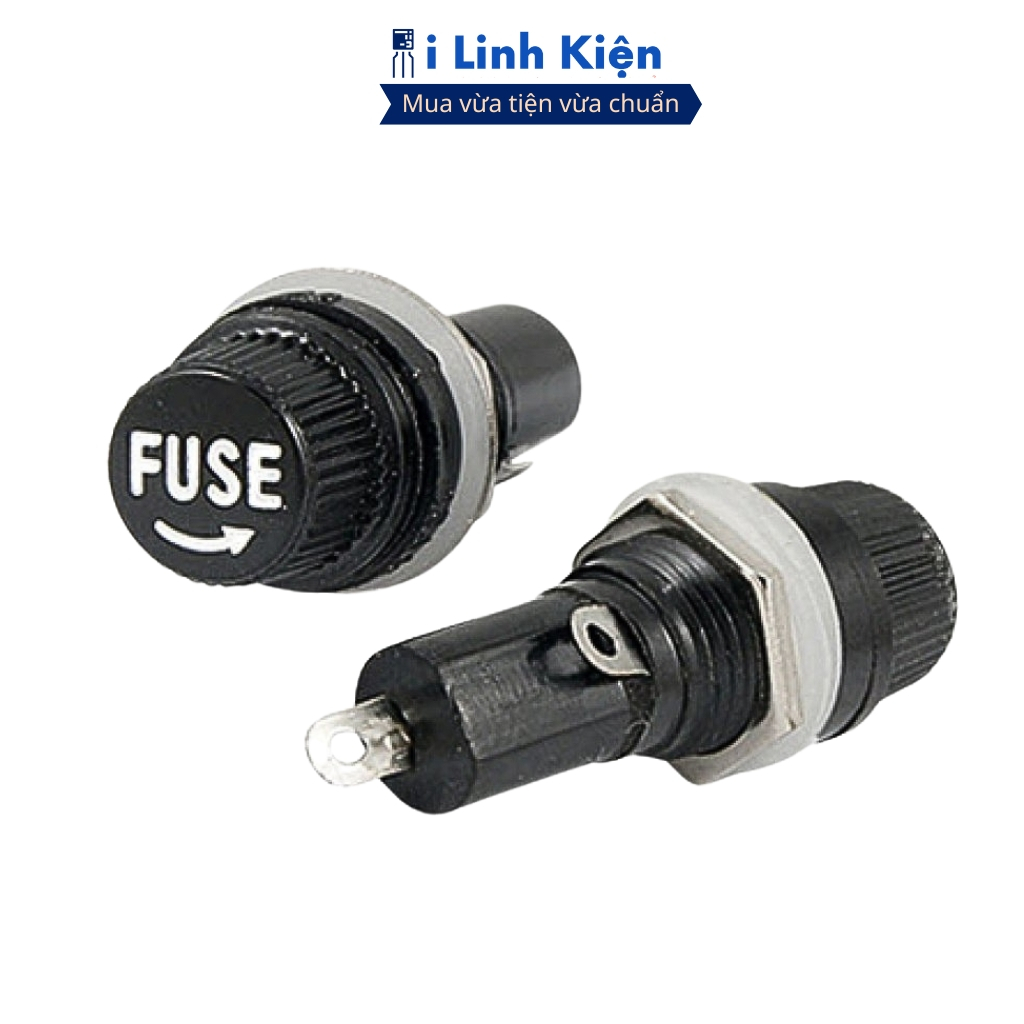 Đế cầu chì ống 5x20mm 6x30mm chính hãng ilinhkien