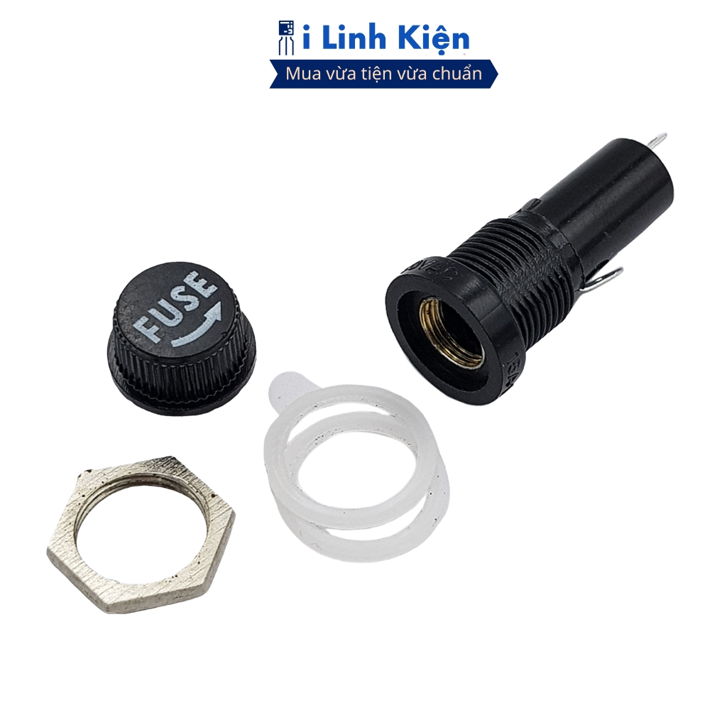 Đế cầu chì ống 5x20mm 6x30mm chính hãng ilinhkien