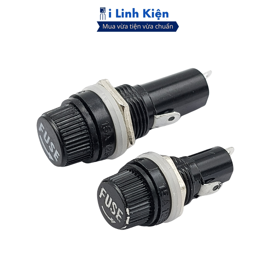 Đế cầu chì ống 5x20mm 6x30mm chính hãng ilinhkien