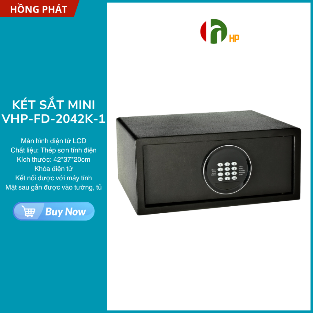 Két Sắt Mini VHP-FD-2042K-1 Thông Minh Khóa Điện Tử Cao Cấp - Két Sắt ...