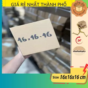 Combo 20 thùng giấy P34 size 16x16x16 hộp carton gói hàng Everest