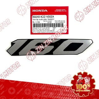 Tem AB 2022 Zin, Tem Rời Xe AirBlade 160 2022 Đen Xám Phiên Bản Tiêu Chuẩn Chính Hãng - ZZM